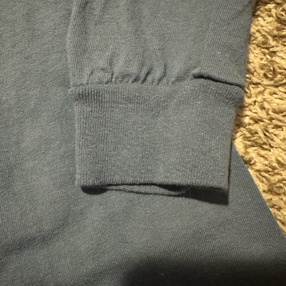 Gildan Blue Long Sleeve Tee with Sedona Graphic on Front and Back 100% Cotton - Picture 4 of 5